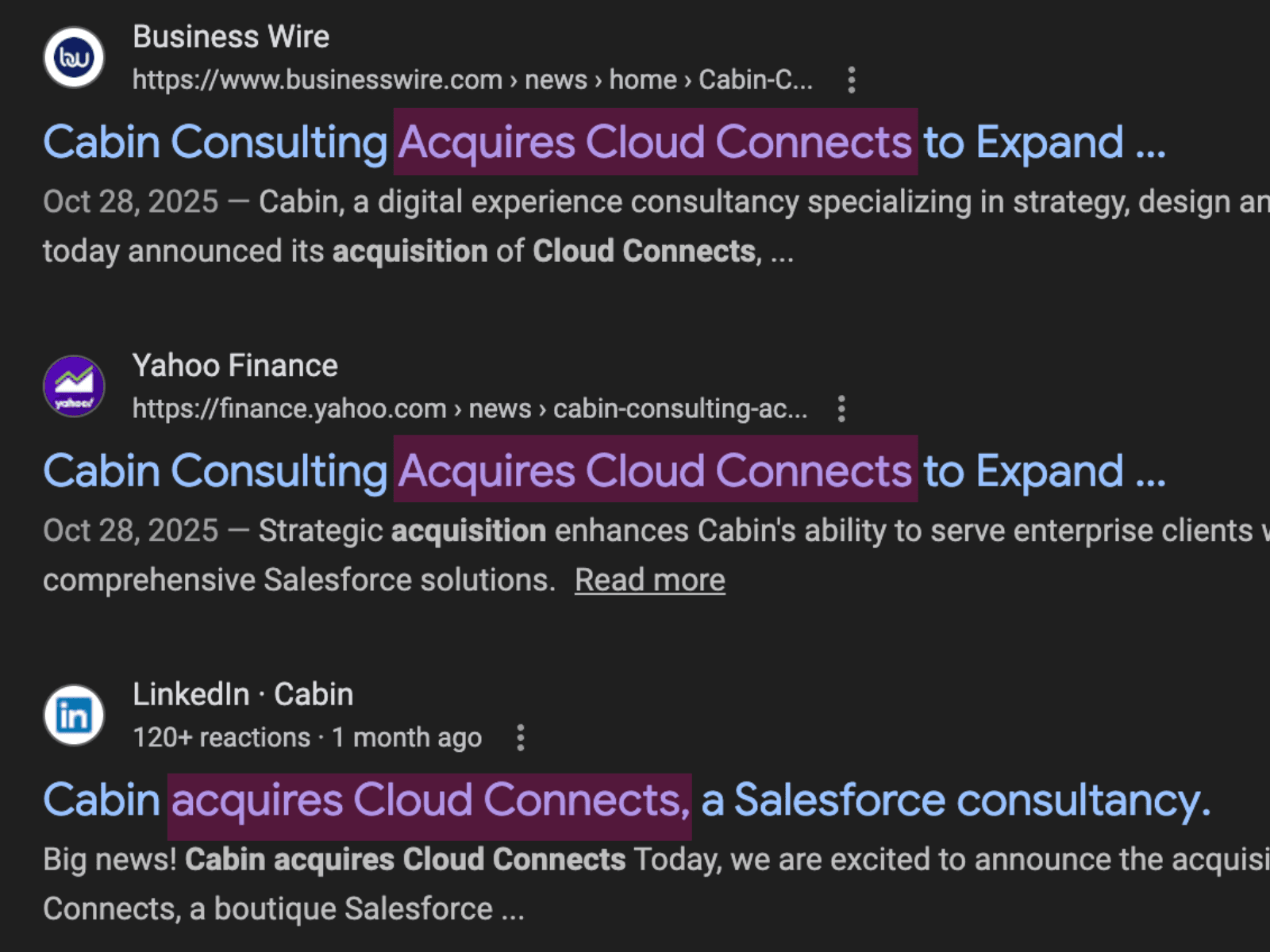 Cloud Connex 7-figure exit